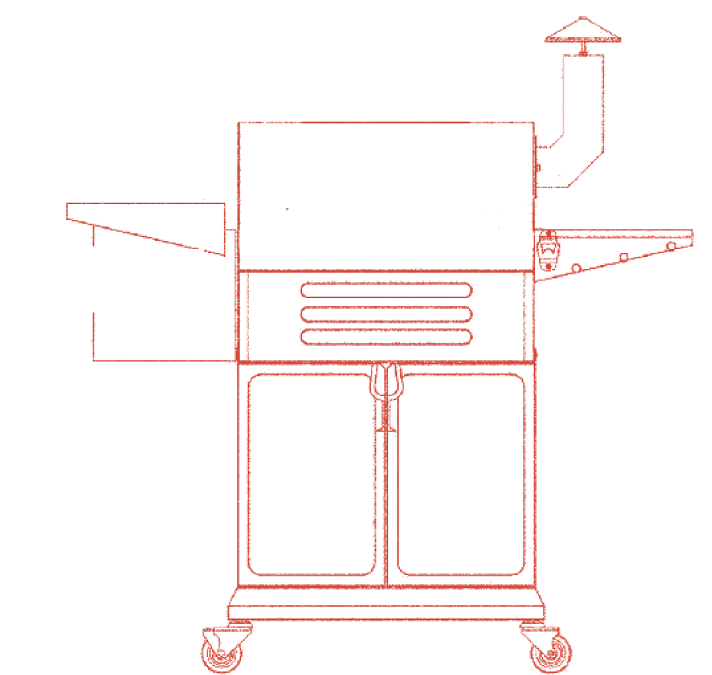Pellet Grill Flame Elite 600D3E – Gen 2 Specifications Interior